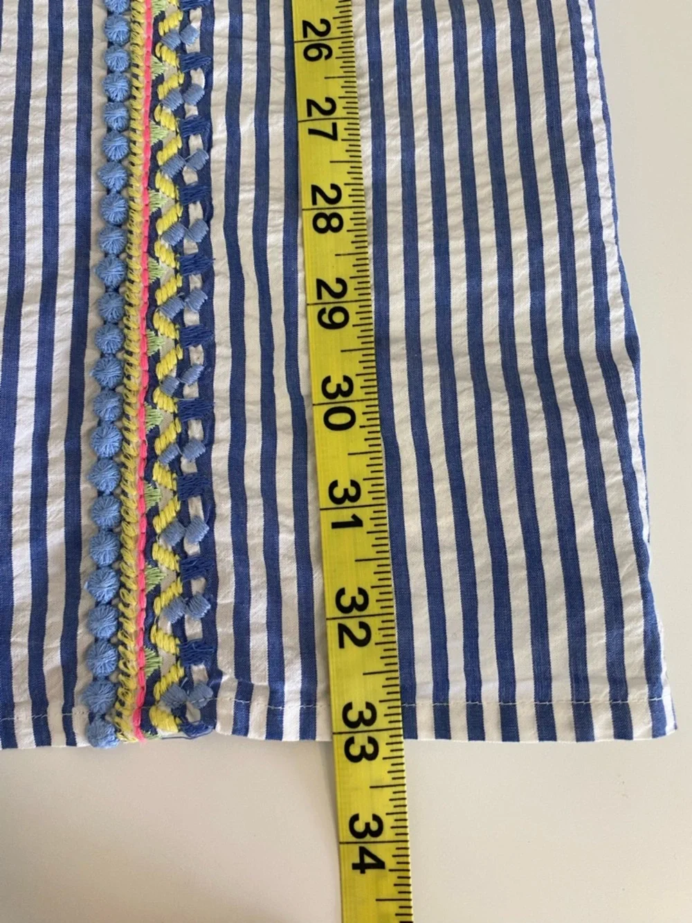 Vineyard vines seersucker dress girls size 14 NWT